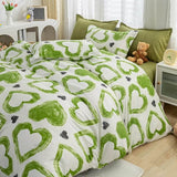 Taooba-Green Hearts Bedding Set