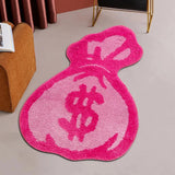 Taooba-Pink Money Bag Tufted Rug