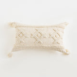 Taooba-Beige Boho Tufted Cushion Cover