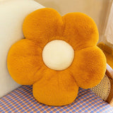 Taooba-Plush Daisy Flower Decorative Pillow