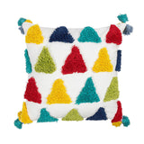 Taooba-Rainbow Tassels Cushion Cover