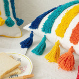 Taooba-Rainbow Tassels Cushion Cover