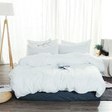 Taooba-White Washed Cotton Bedding Set