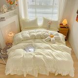 Taooba Ruffle Lace Bedding Set