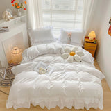 Taooba-Ruffle Lace Bedding Set