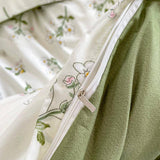 Taooba Sage Green Wildflowers Bedding Set