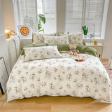 Taooba Sage Green Wildflowers Bedding Set