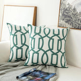 Taooba-Sage Green Patterns Cushion Cover