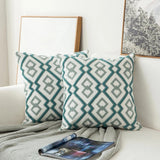 Taooba-Sage Green Patterns Cushion Cover