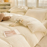 Taooba Seersucker Fabric Bedding Set