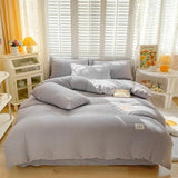 Taooba Seersucker Fabric Bedding Set