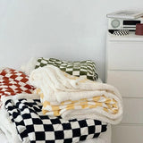 Taooba-Checkered Fluffy Blanket