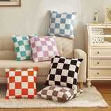 Taooba-Checkered Cushion Cover