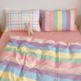 Taooba-Pastel Rainbow Bedding Set