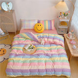 Taooba-Pastel Rainbow Bedding Set