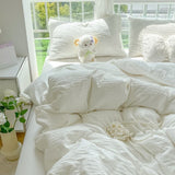 Taooba-Soft Cloud Washed Cotton Bedding Set