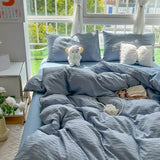 Taooba-Soft Cloud Washed Cotton Bedding Set