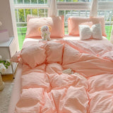 Taooba-Soft Cloud Washed Cotton Bedding Set