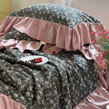 Taooba Spring Garden Ruffle Bedding Set