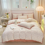 Taooba-Stitched Edge Red Cherries Bedding Set