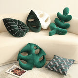 Taooba-Tropical Leaves Plush Cushion