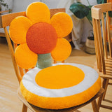 Taooba-Terry Flowers Plush Seat Cushion