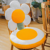 Taooba-Terry Flowers Plush Seat Cushion