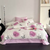 Taooba-Vintage Butterflies Y2K Aesthetic Bedding Set