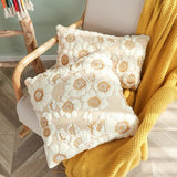 Taooba-Vintage Embroidered Flowers Cushion Cover