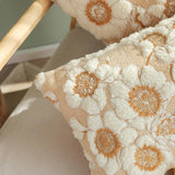 Taooba-Vintage Embroidered Flowers Cushion Cover