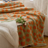 Taooba-Vintage Chamomiles Fluffy Blanket