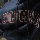 Taooba-6236 COLUMBIA LETTERED PULLOVER HOODIE