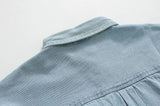 Taooba- 5512 LIGHT BLUE DENIM BUTTON-UP SHIRT