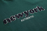 Taooba-5567 LETTERED NEW YORK PULLOVER HOODIE