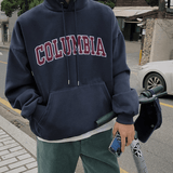 Taooba-6236 COLUMBIA LETTERED PULLOVER HOODIE