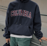 Taooba-6236 COLUMBIA LETTERED PULLOVER HOODIE